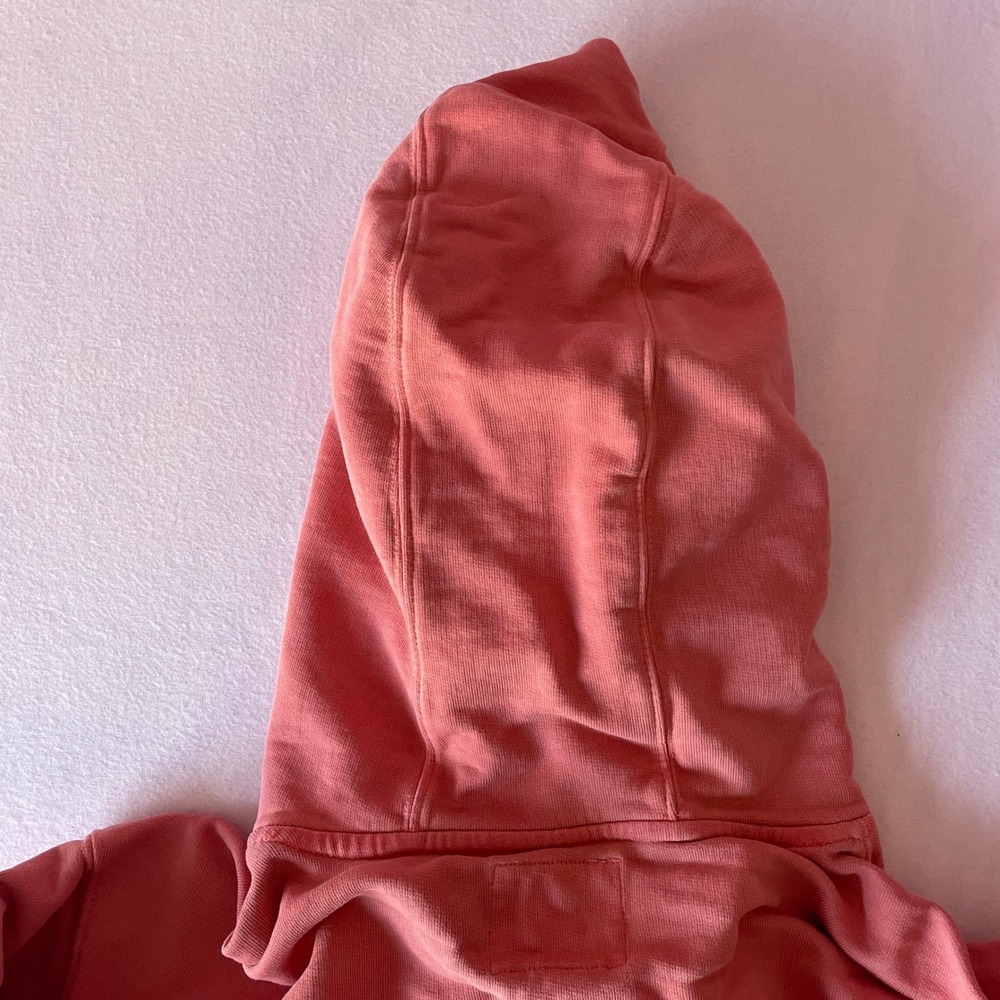 American Eagle Mens XXL Coral Pink 100% Cotton Pullover Hoodie Sweatshirt NWOT - Picture 7 of 13
